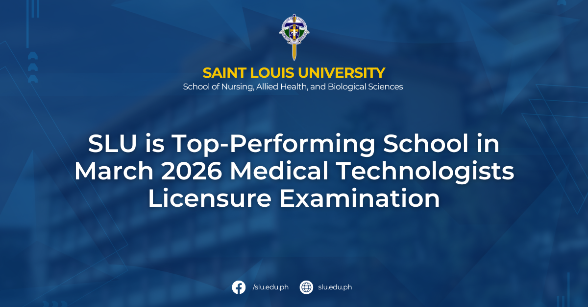 SLU is Top-Performing School in March 2026 Medical Technologists Licensure Examination