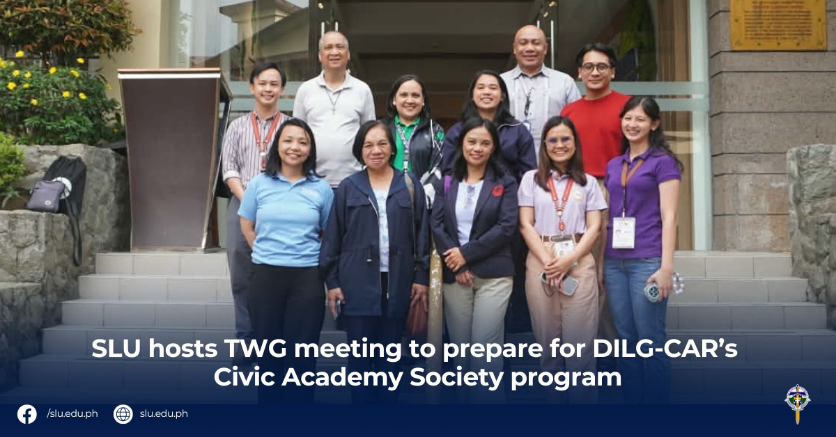 SLU hosts TWG meeting to prepare for DILG-CAR’s Civic Academy Society program