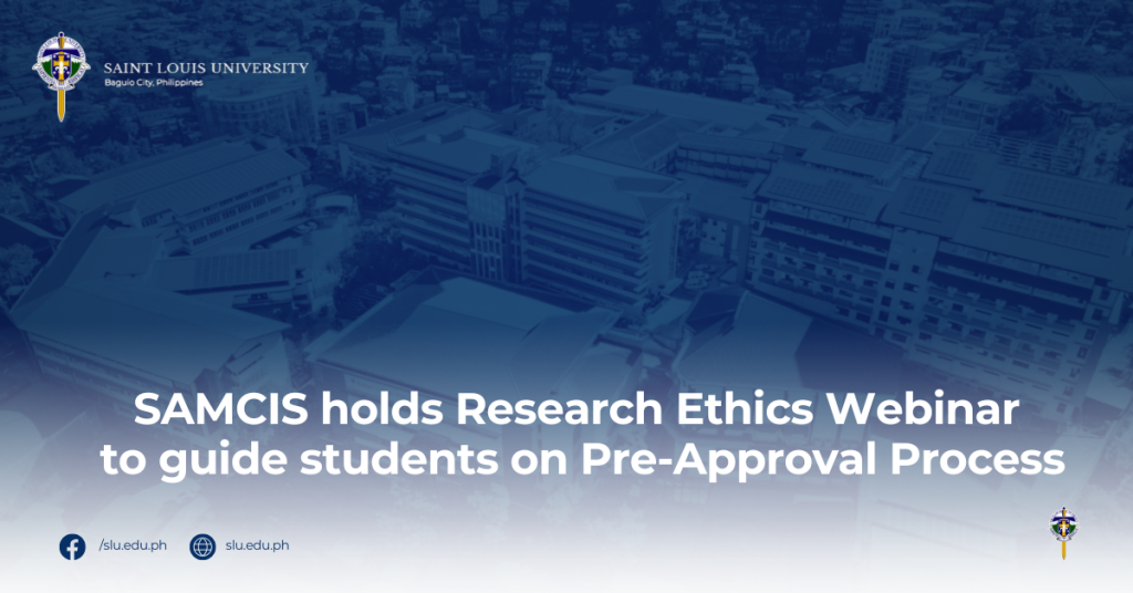 SAMCIS holds Research Ethics Webinar to guide students on Pre-Approval Process