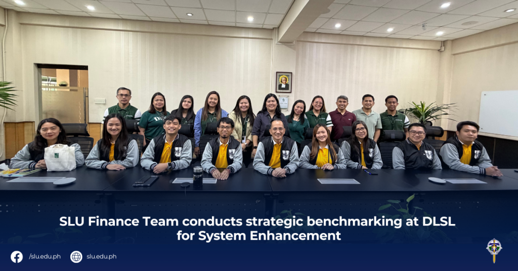 SLU Finance Team conducts strategic benchmarking at DLSL for System Enhancement
