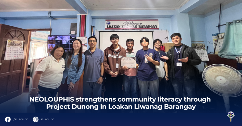 NEOLOUPHIS strengthens community literacy through Project Dunong in Loakan Liwanag Barangay